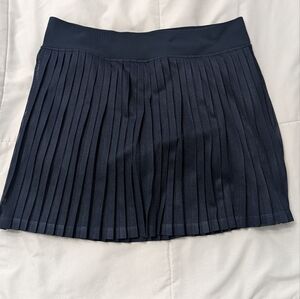 FP Movement by Free People Navy Pleated Athletic Mini Skirt